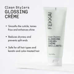 Fekkai Glossing Cream hand application demonstrates easy smoothing and even distribution