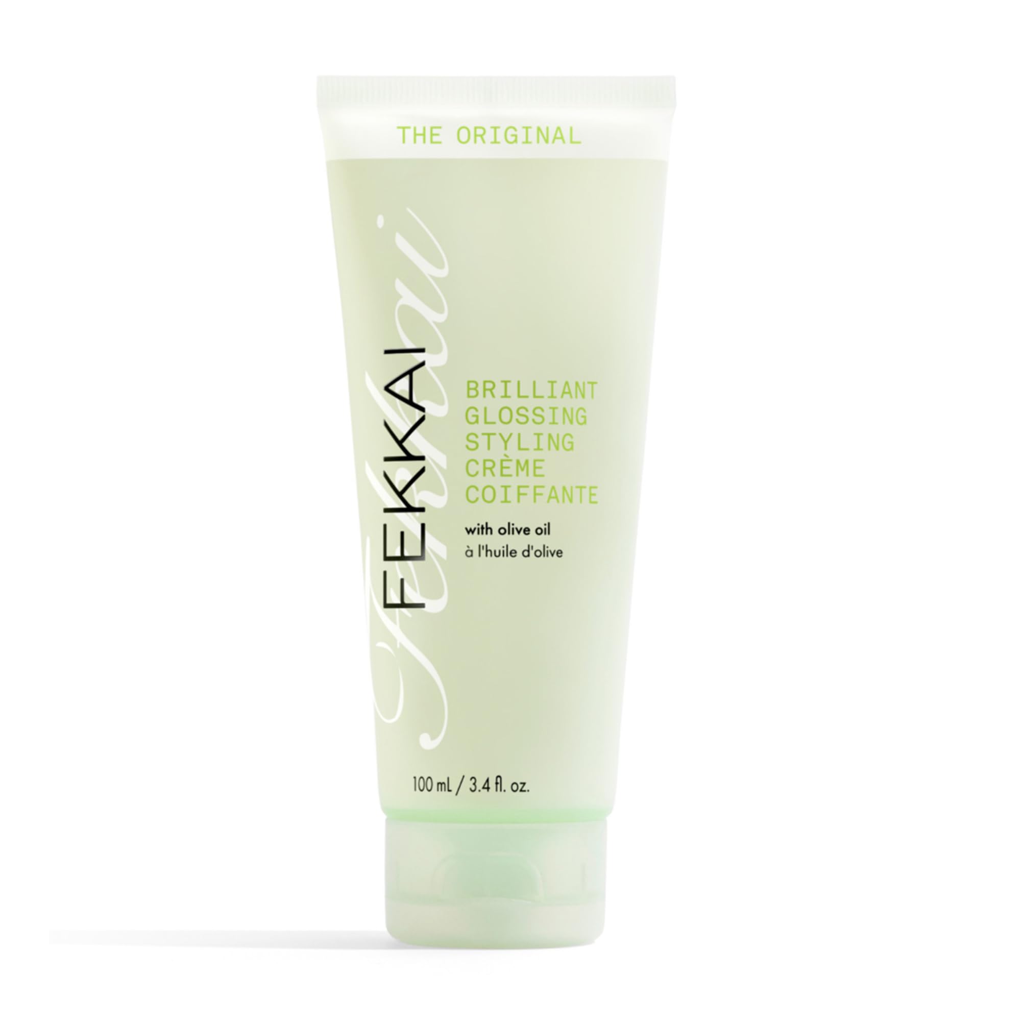 Fekkai Original Brilliant Glossing bottle showcases the shine boosting styling cream.