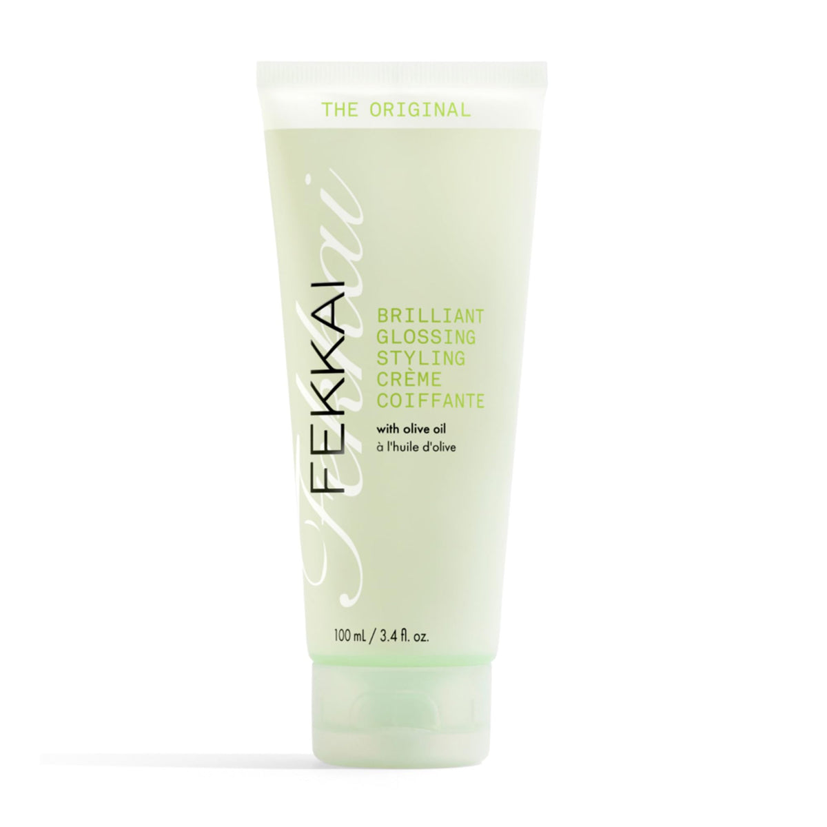 Fekkai Original Brilliant Glossing bottle showcases the shine boosting styling cream.