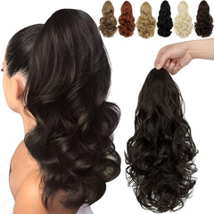 FELENDY ponytail extension 15 inch drawstring ensures secure, comfortable wear for daily styling.