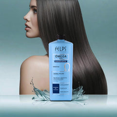 Felps Omega Zero application closeup showing rich lather for gentle cleansing.