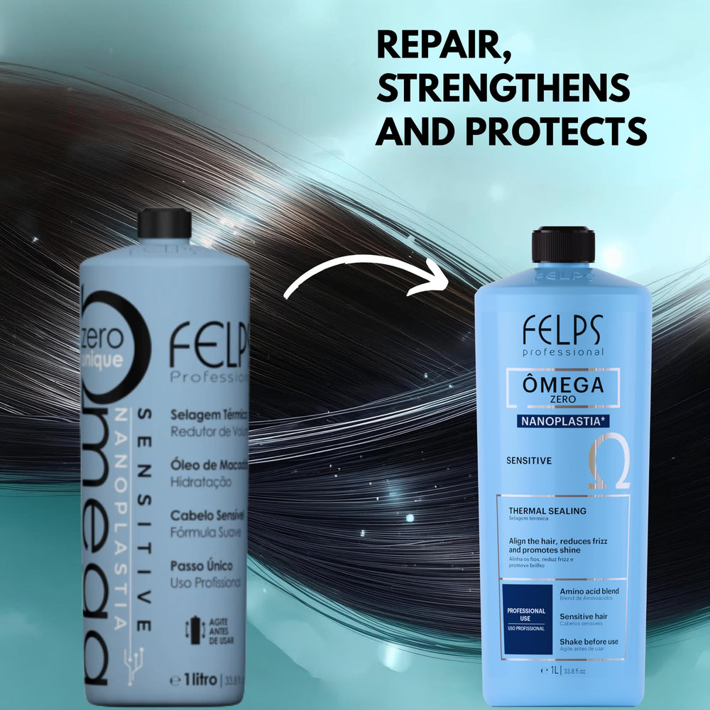 Felps Omega Zero result shot showing smoother, salon-quality finish.