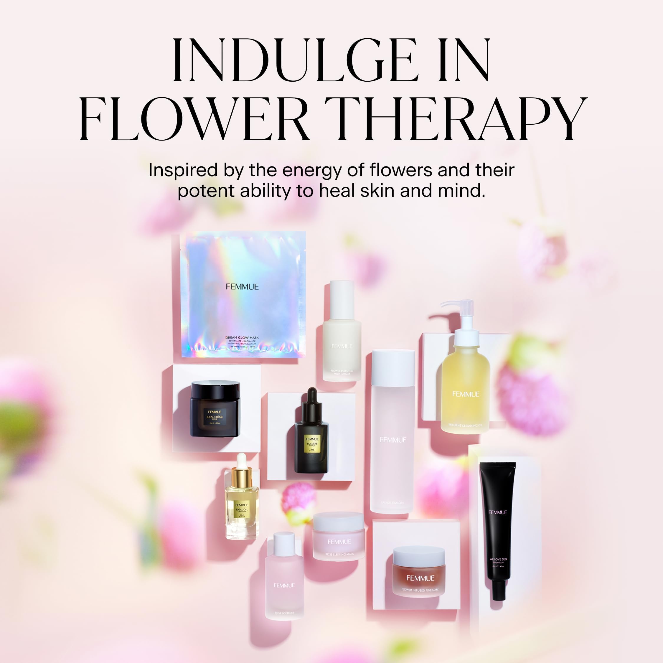 FEMMUE Lumière travel-friendly jar fits skincare bag