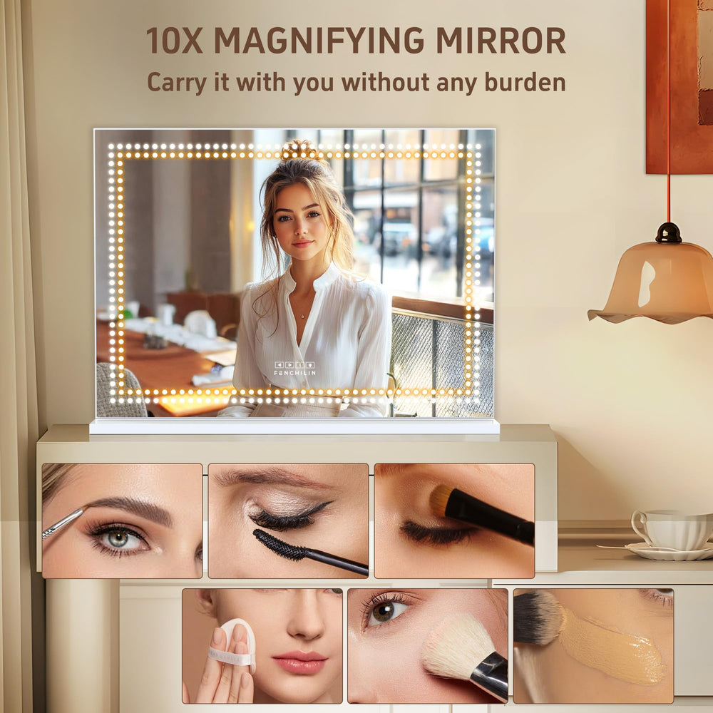 Packaging-ready presentation of the FENCHILIN vanity mirror for gifting.