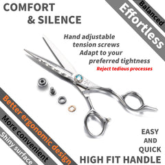 Fengliren internal concave screw detail ensures blade alignment during cuts.