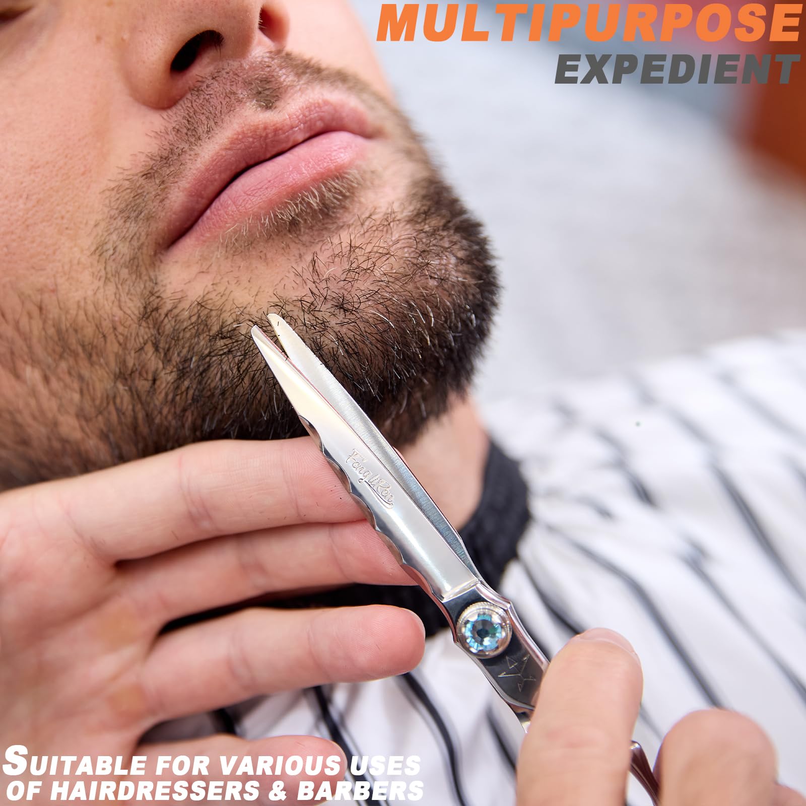 Fengliren lightweight 6.3-inch scissors offer easy handling in busy salons.