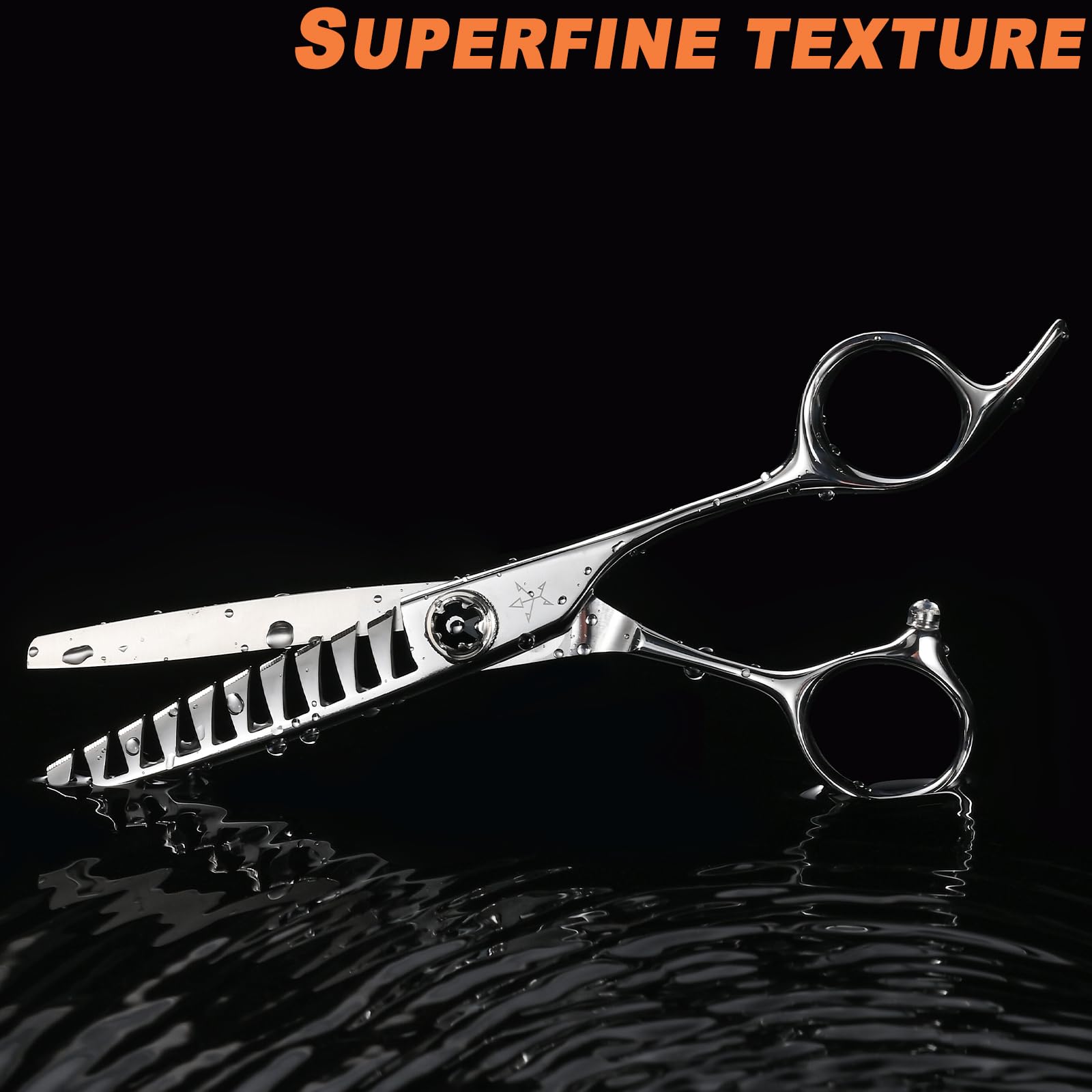 Fengliren thinning scissors ideal for home and salon use, easy to handle.
