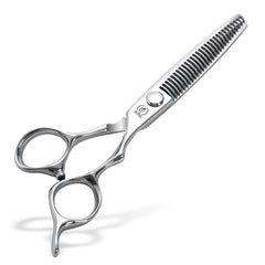 Fenice Peak thinning scissors with 29 teeth for precise bulk removal and natural blends.