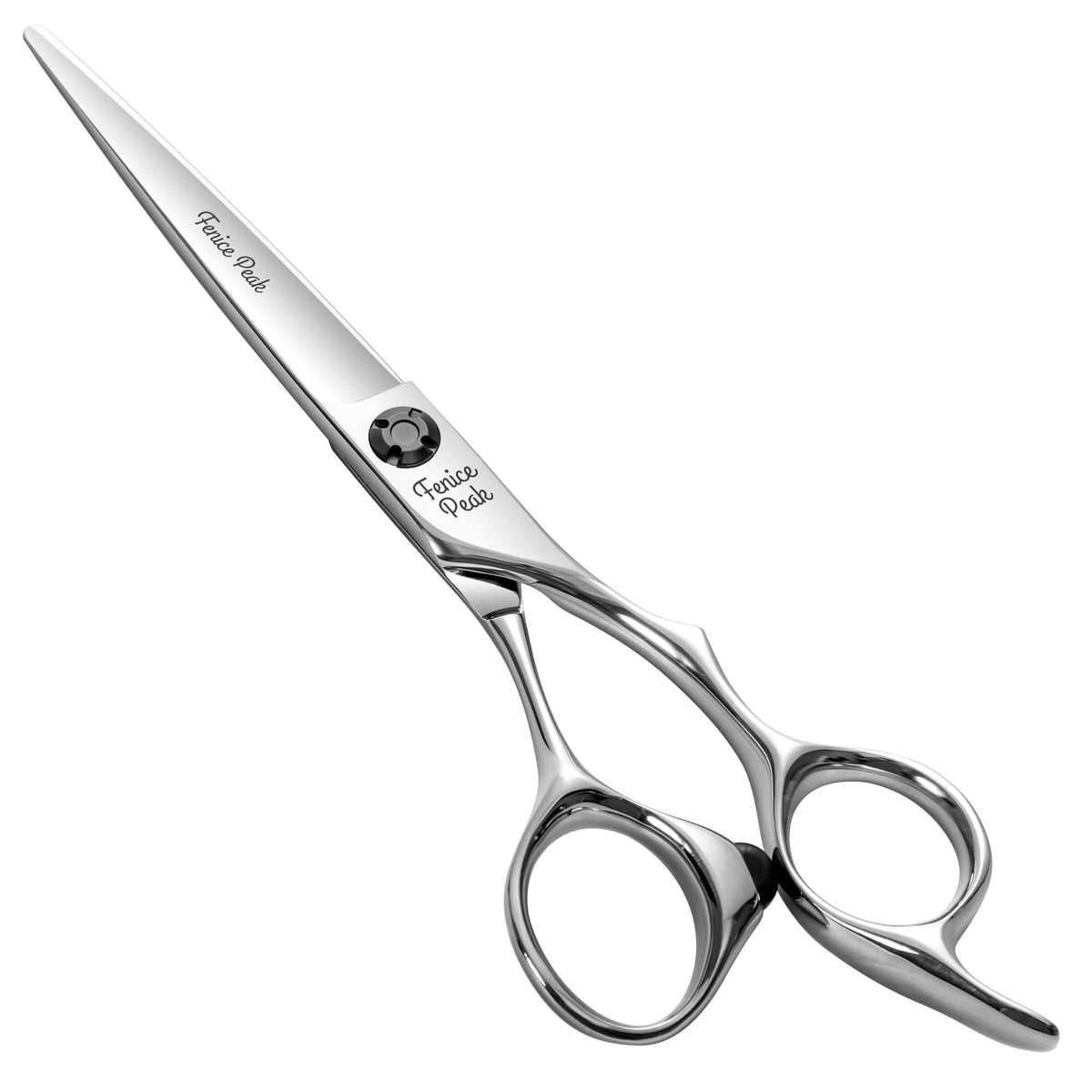 Fenice Peak CNC scissors 6-inch with precise, sharp edge for salon trimming.