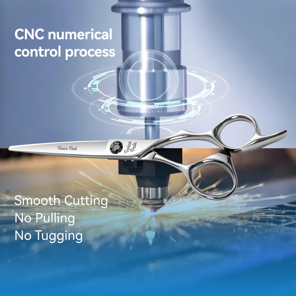 Fenice Peak ergonomic curved handles reduce thumb and wrist strain.