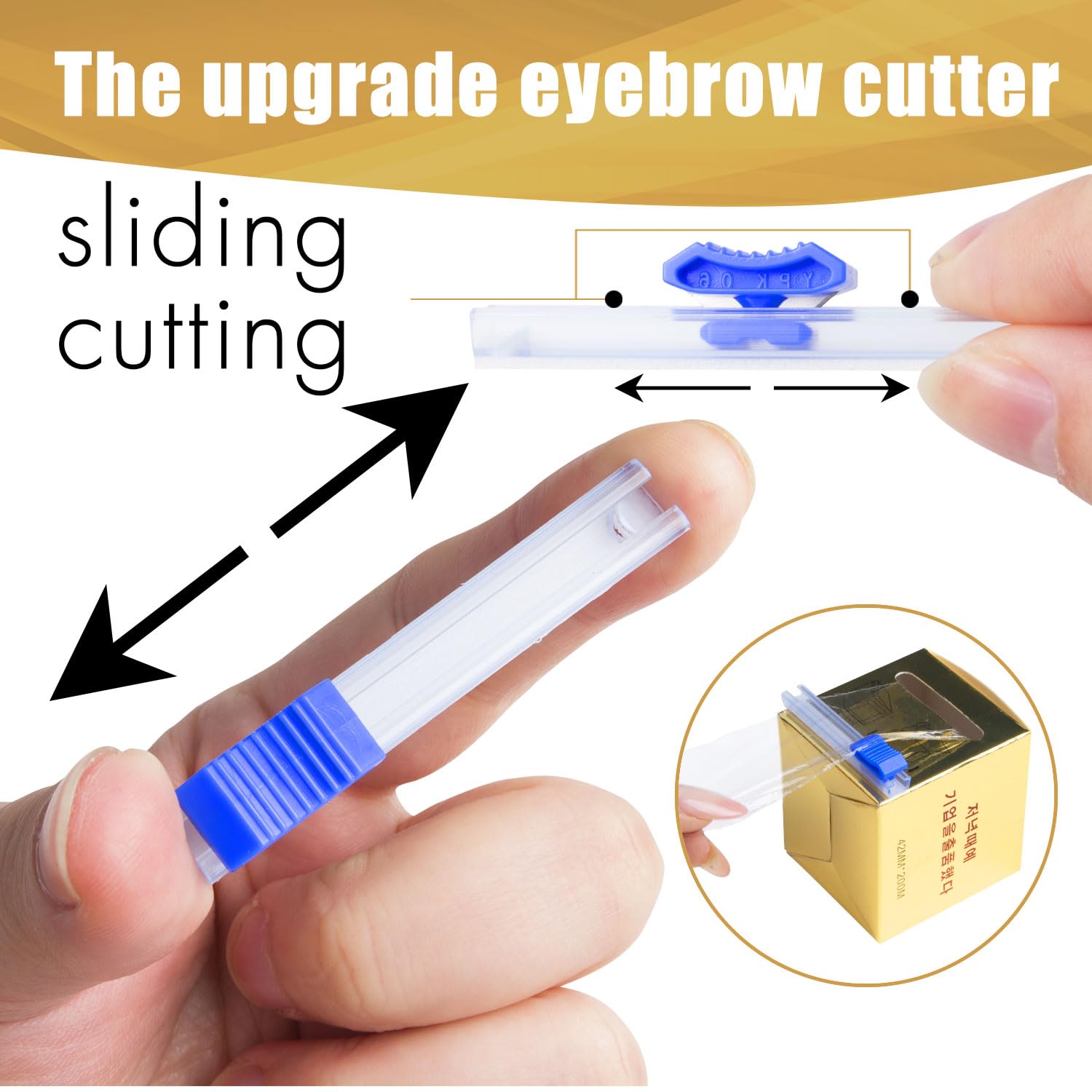 Fenshine thin, strong wrap film for tattoo and eyebrow preservation.