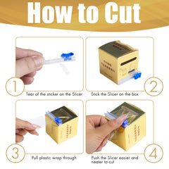 Fenshine cutter box for wrap film speeds setup and reduces waste.