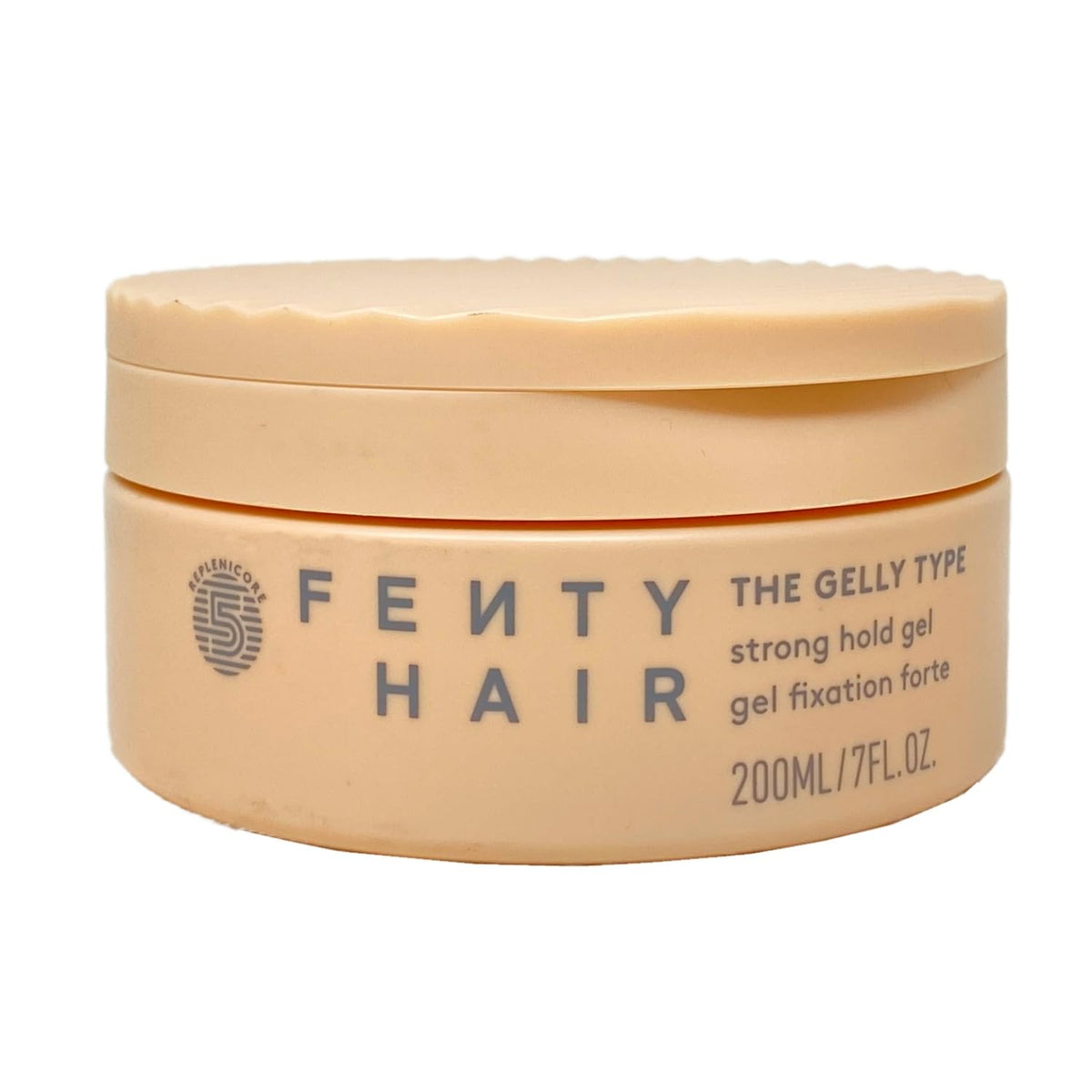 Fenty Beauty Gelly Type Strong Hold Gel bottle for all-day sleek styles.