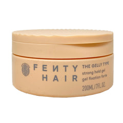 Fenty Beauty Gelly Type Strong Hold Gel bottle for all-day sleek styles.