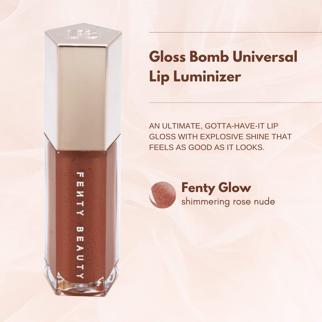Fenty Beauty Gloss Bomb applicator detail for a smooth, even coat.
