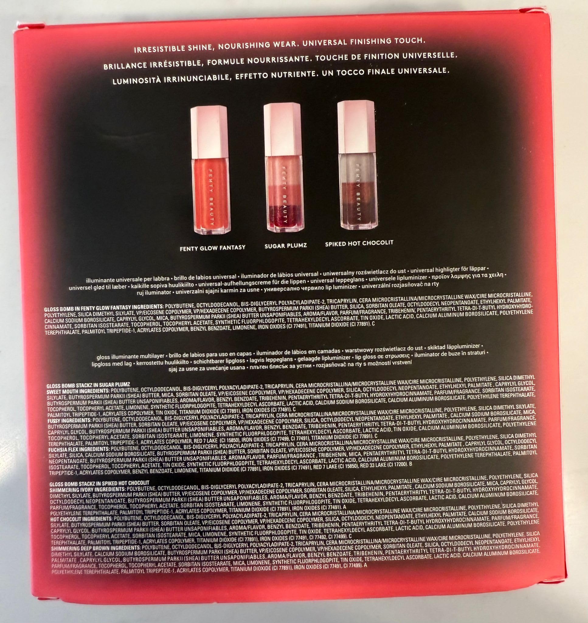FENTY BEAUTY Glossy Posse VIII Sugar Plumz gloss for a rich berry sheen and versatile wear