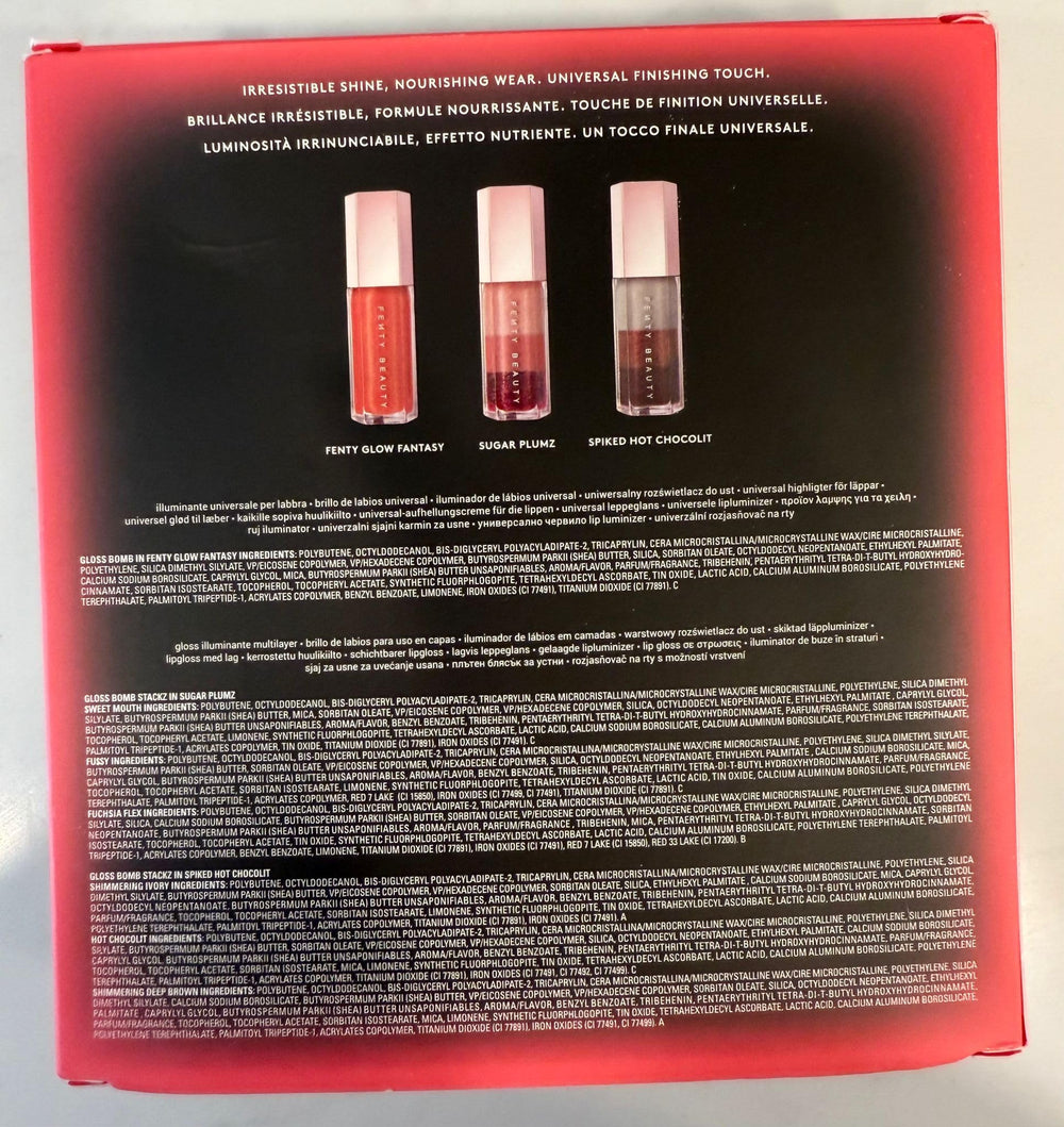 FENTY BEAUTY Glossy Posse VIII Sugar Plumz gloss for a rich berry sheen and versatile wear