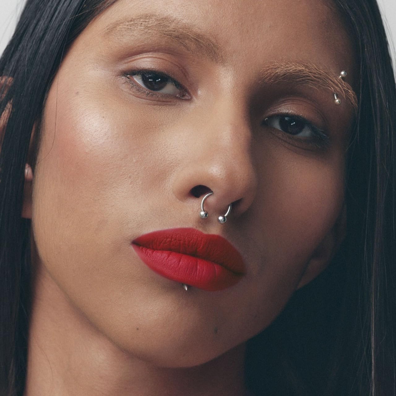 Fenty Beauty Icon Velvet texture close-up captures velvety matte finish.