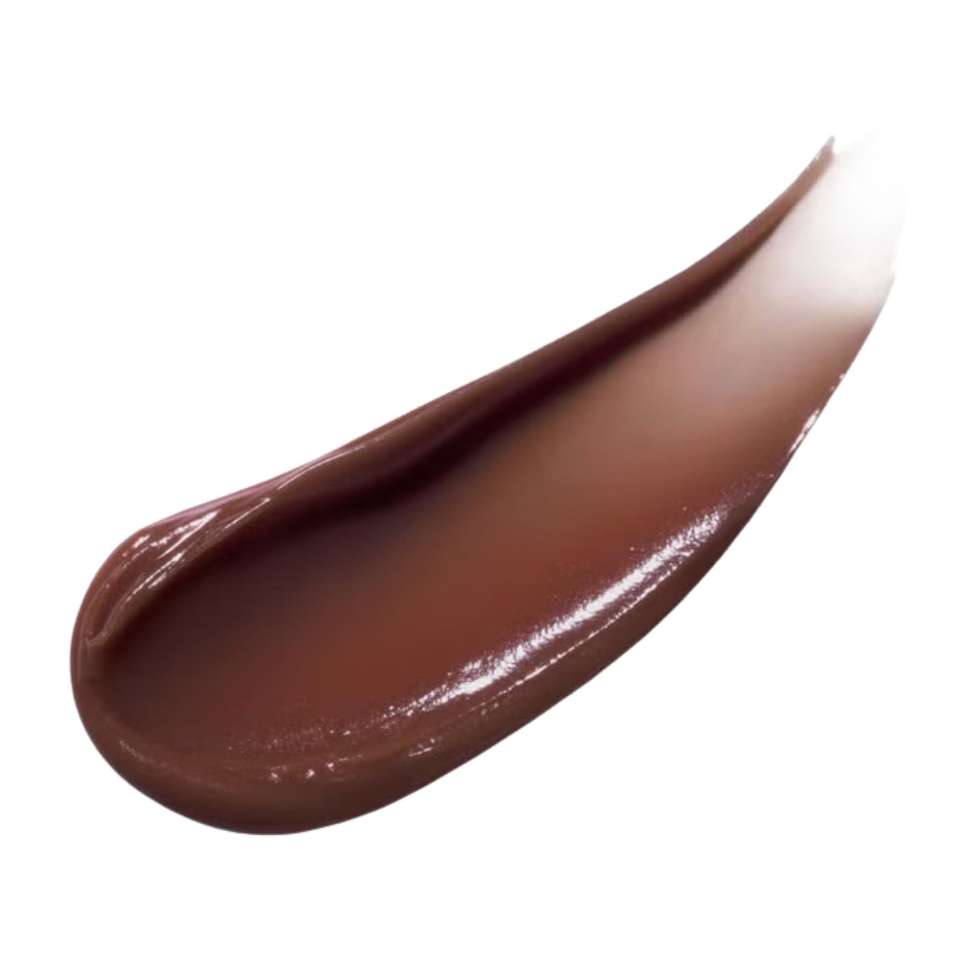 Fenty Beauty Plush Puddin' lip mask cacao texture close-up highlighting plush pudding texture.
