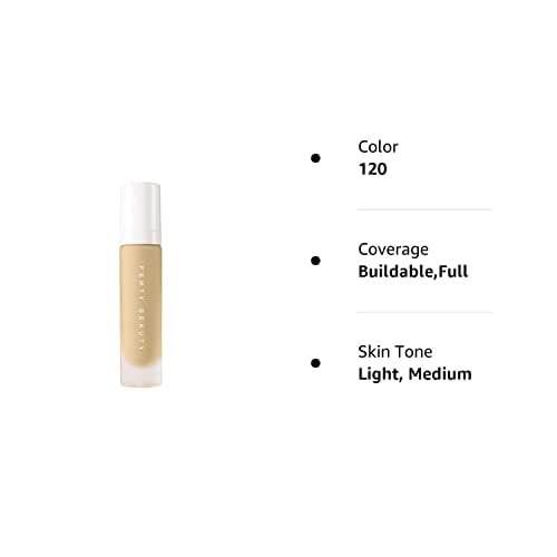 Fenty Beauty Pro Filt’r shade range swatches reveal fifty tones for inclusive matching.
