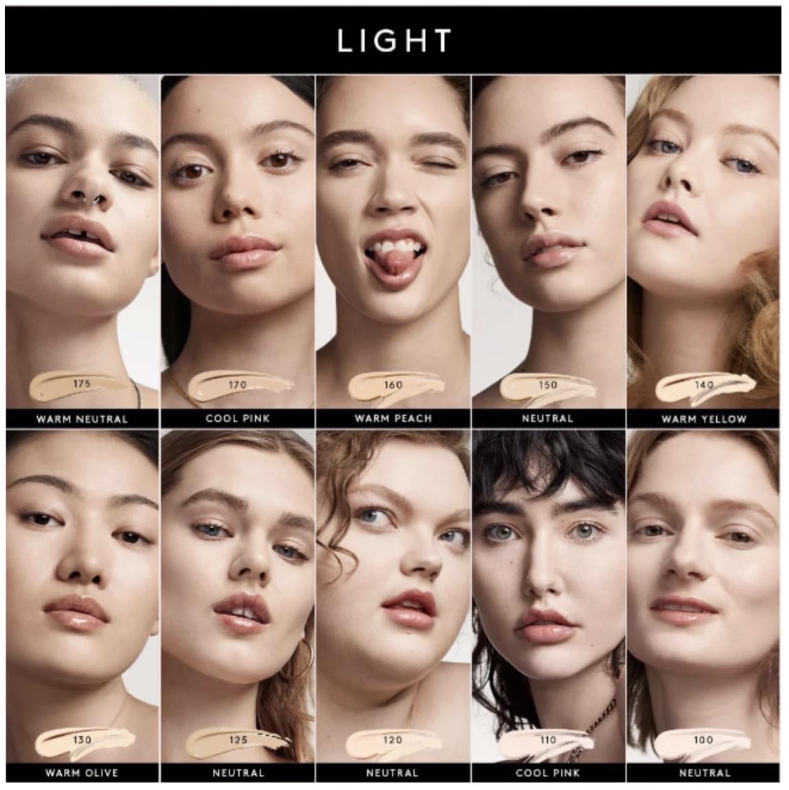 Blending application of Fenty Beauty Pro Filt'r Soft Matte Foundation 125