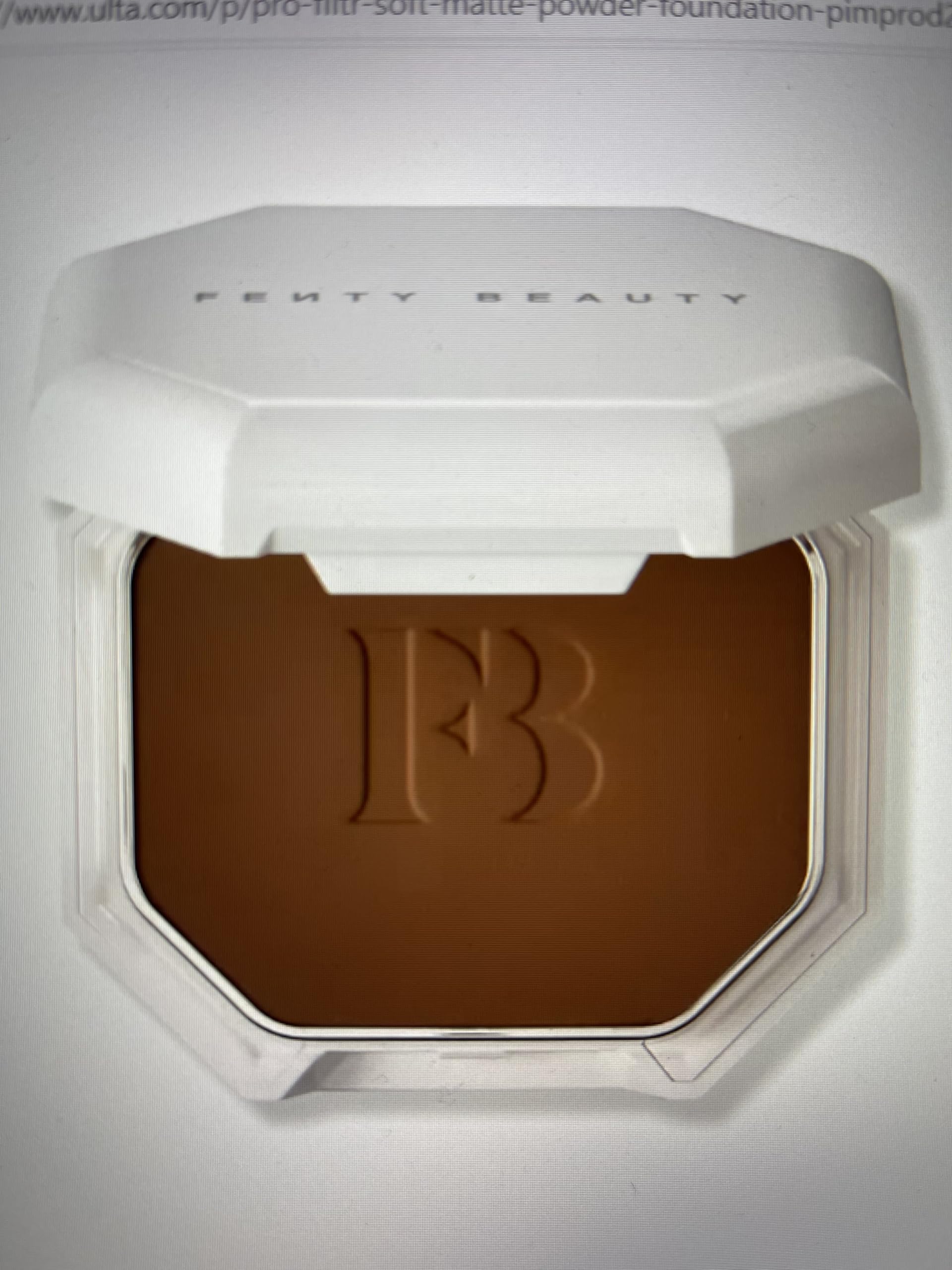 Fenty Beauty Pro Filt’r Soft Matte Powder Foundation compact for long-lasting, shine-free skin