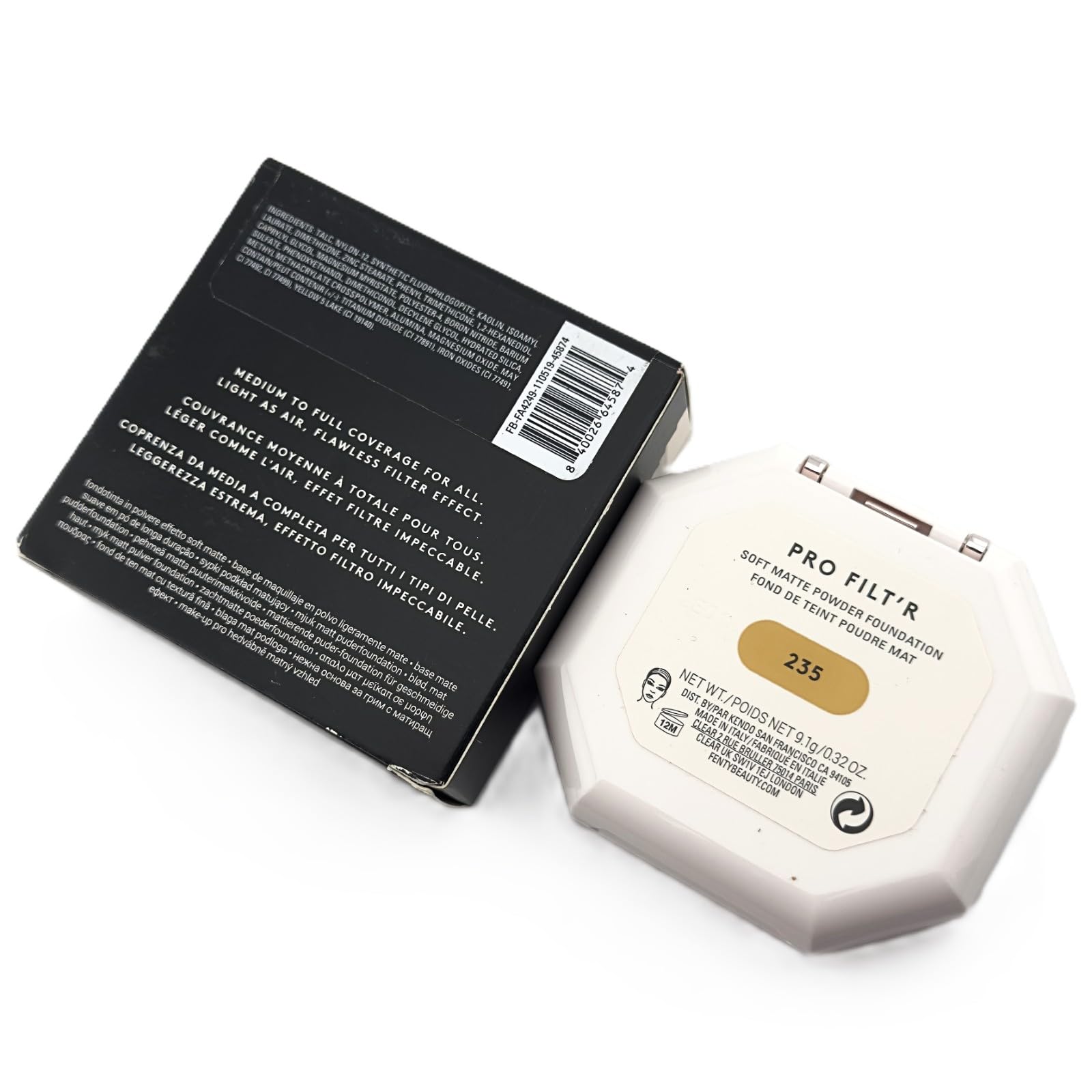 Fragrance-free Pro Filt’r formula suitable for sensitive skin