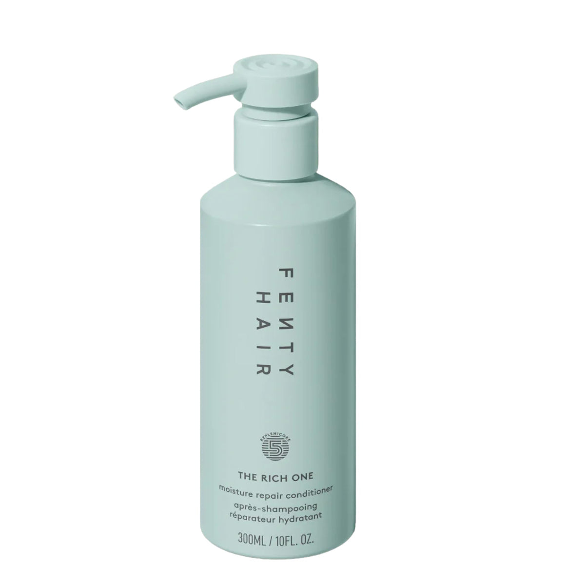 Fenty Beauty Rich One conditioner bottle delivers intense moisture.