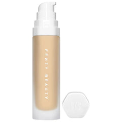 Fenty Beauty Soft Lit foundation bottle with luminous, longwear glow for light olive skin.