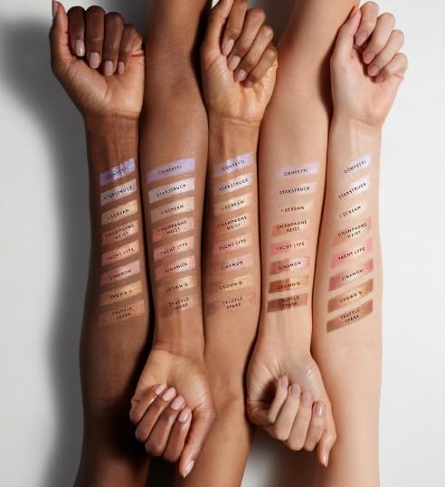 Fenty Crownd Shimmer Skinstick layered glow for customizable intensity.