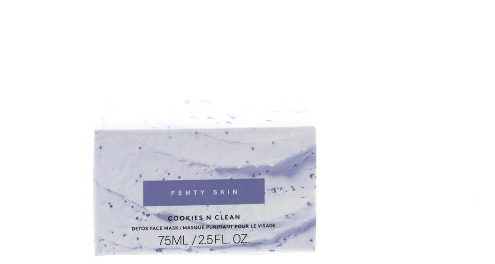Fenty Skin Cookies N Clean during application, charcoal absorbing impurities for radiant-looking skin.