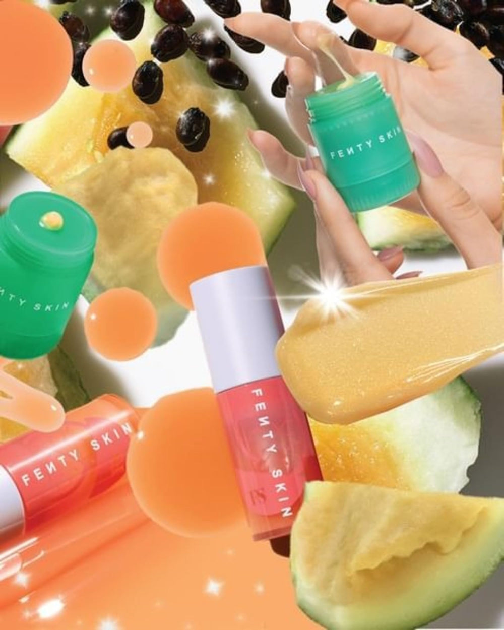 Fenty Treatz Huile pour les lèvres, usage quotidien pour lèvres douces.