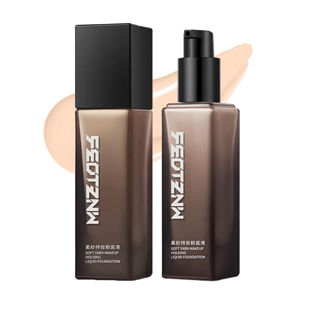 Feotznw Flawless Finish Foundation bottle for on-the-go touch-ups with a lightweight feel.
