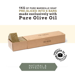 Fer à Cheval Marseille soap cubes, natural and hypoallergenic for sensitive skin
