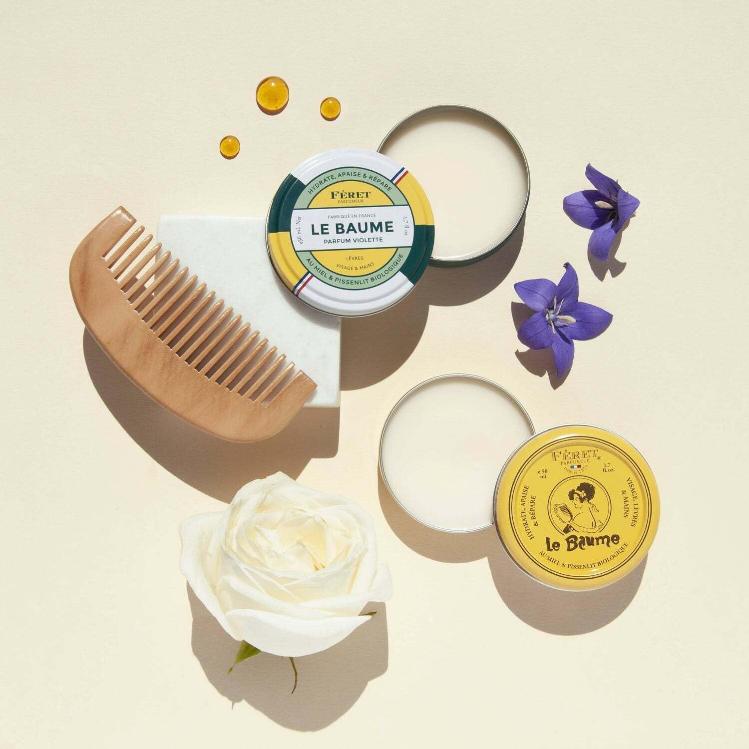 Feret Le Baume natural ingredients nourish without heaviness.