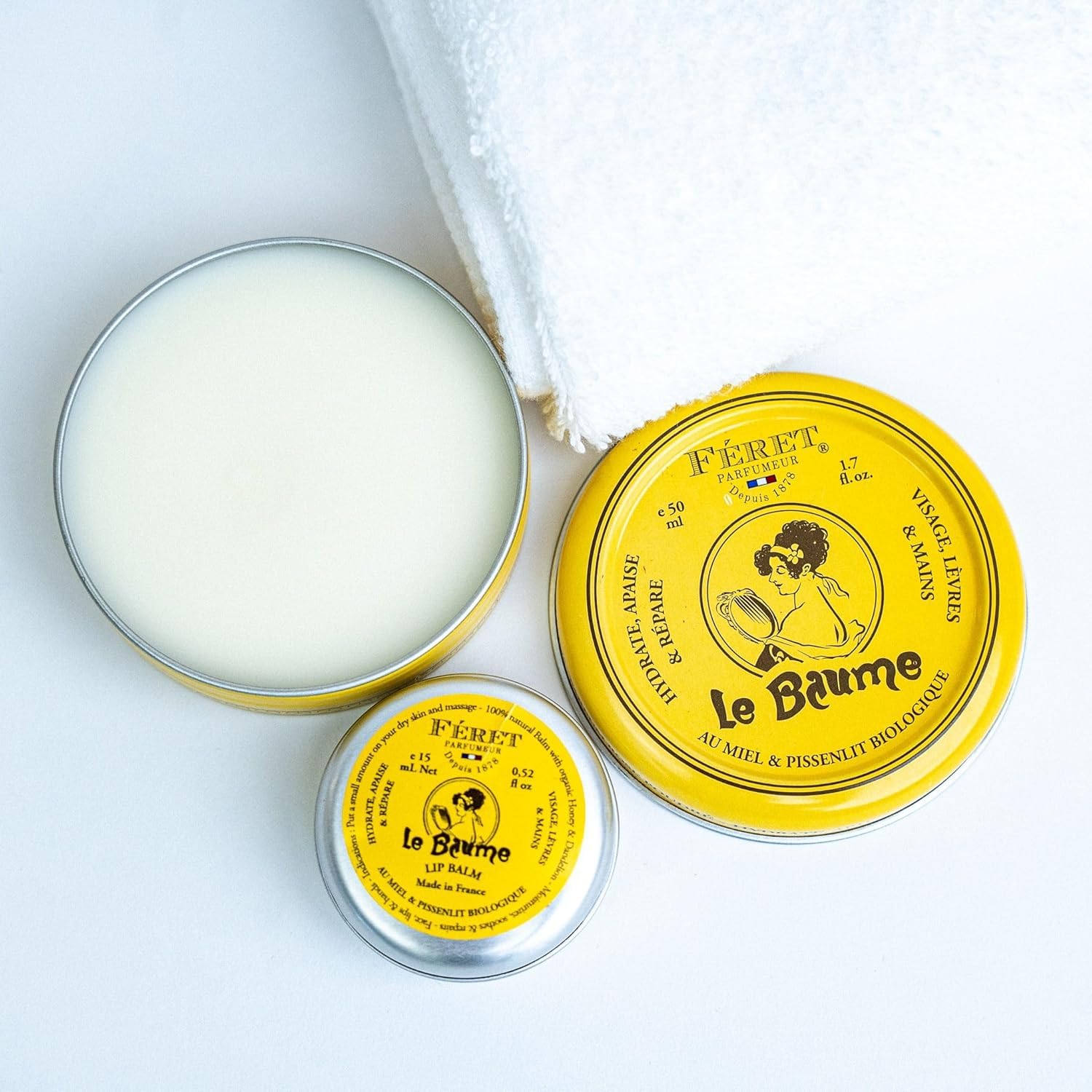 Feret Le Baume two-pack for travel and daily use.