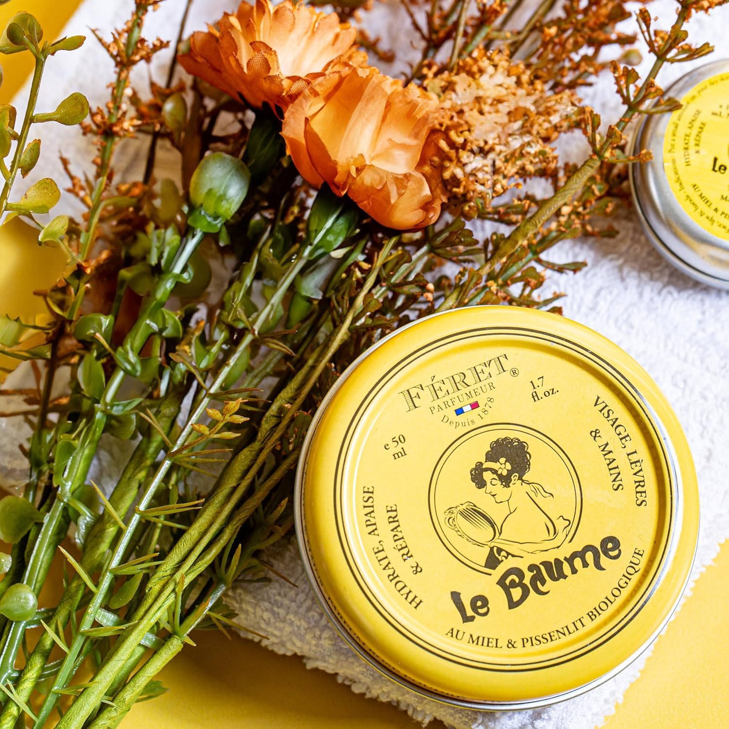 Feret Le Hyalomiel organic French honey ingredient illustration