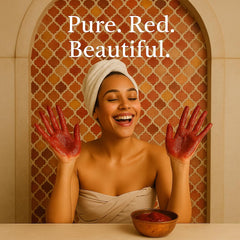 FERIHA beldi soap paste texture ideal for traditional exfoliation rituals.