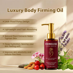 Close-up of the oil texture on skin, delivering luxurious non-greasy moisture