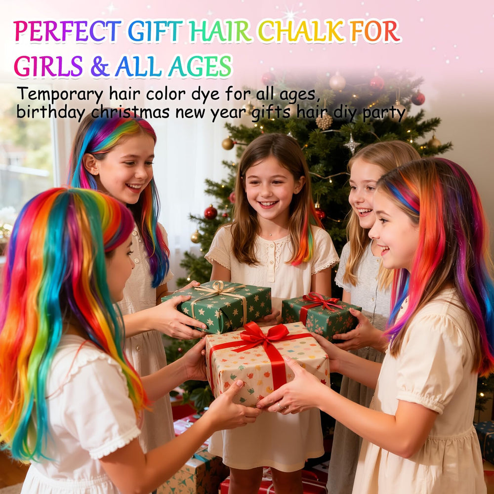Festive Hair Chalk Combs red shade for vibrant festival styling.