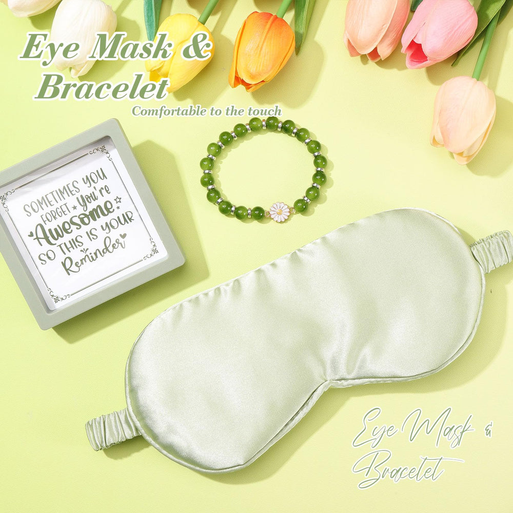 Fesveoke Daisy Spa Gift Box green daisy present enhances gift presentation