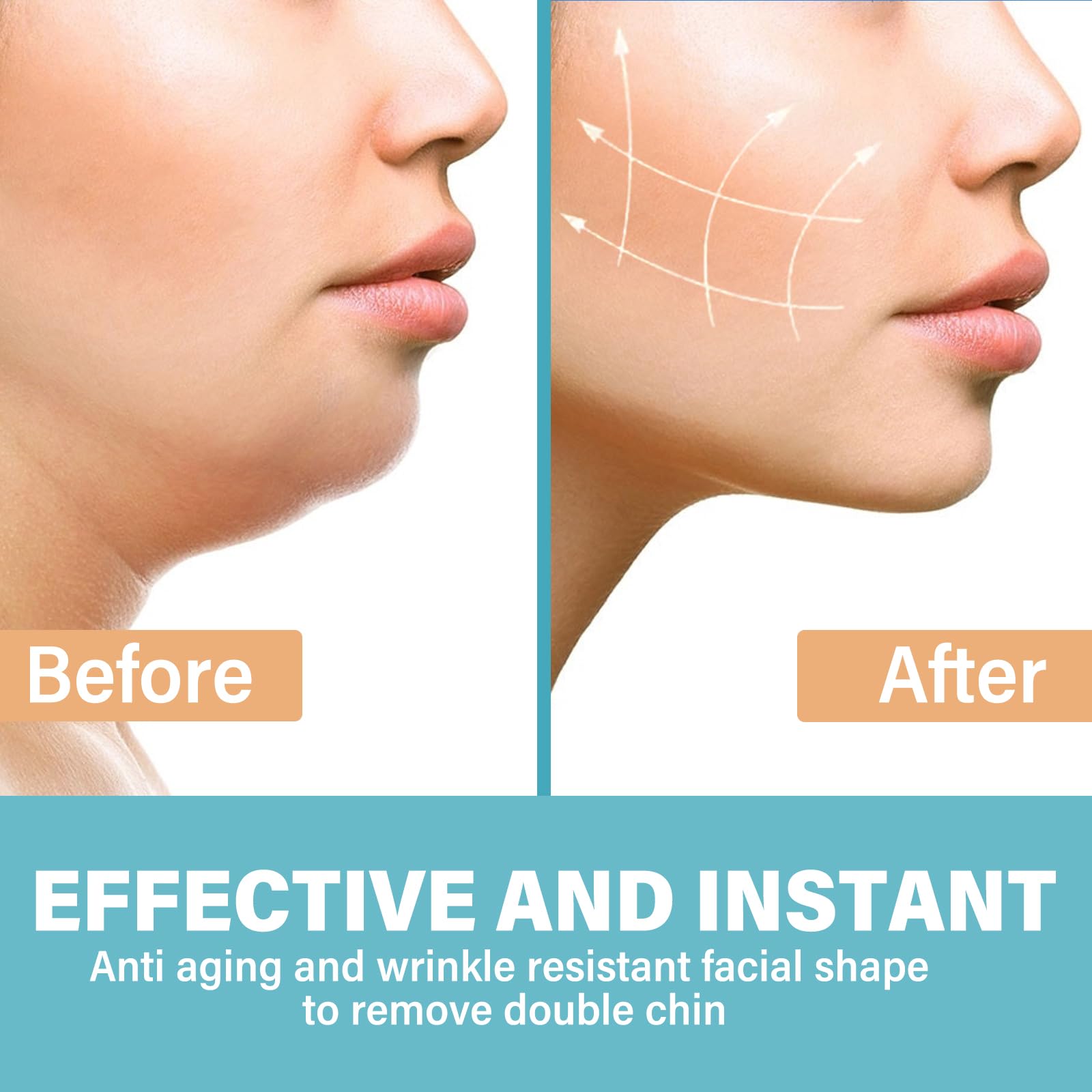 Feulover invisible lift tape adheres strongly yet suits all face shapes.