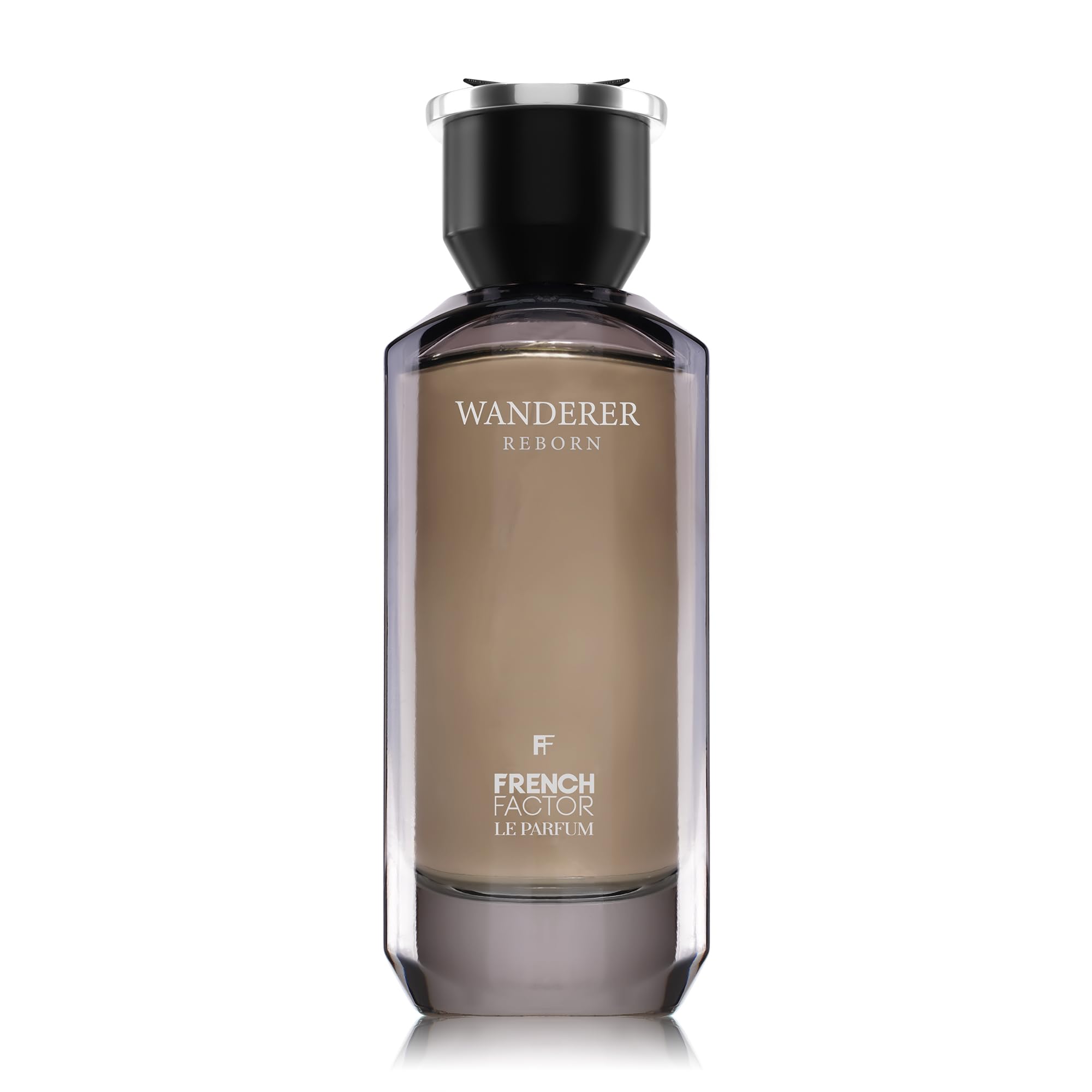 FF French Factor Wanderer Reborn bottle cap closeup highlighting premium packaging.