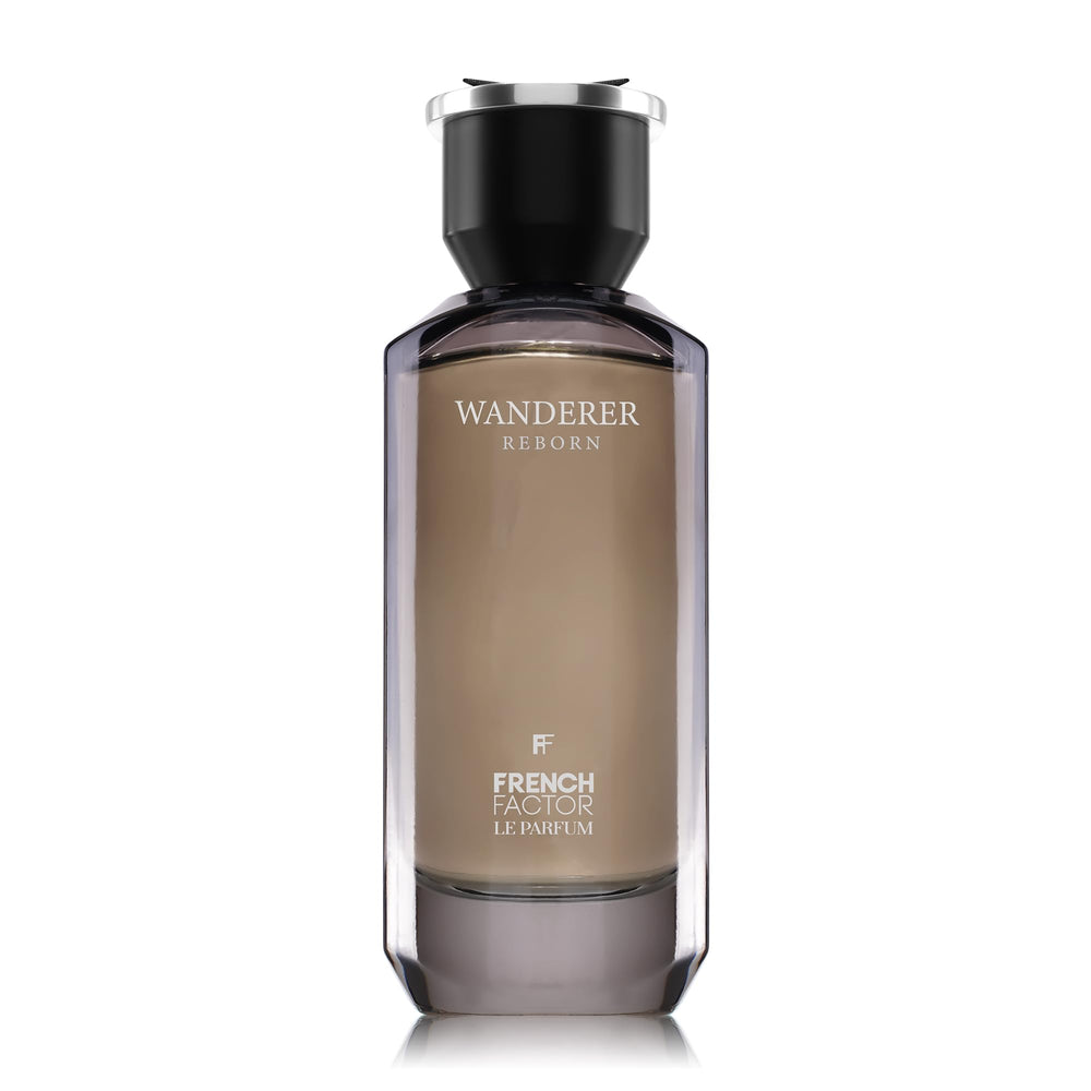 FF French Factor Wanderer Reborn bottle cap closeup highlighting premium packaging.