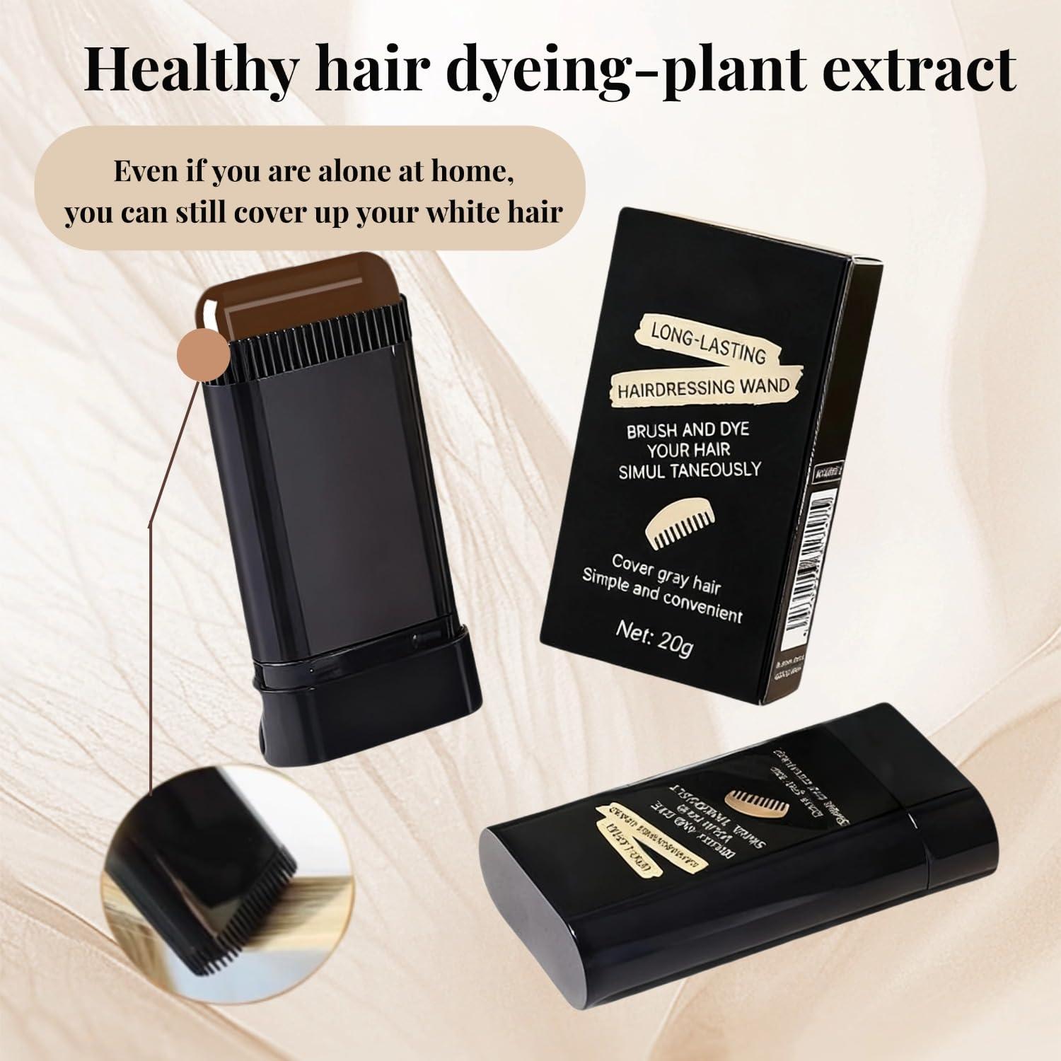 FHH comb dye application for even color across roots.