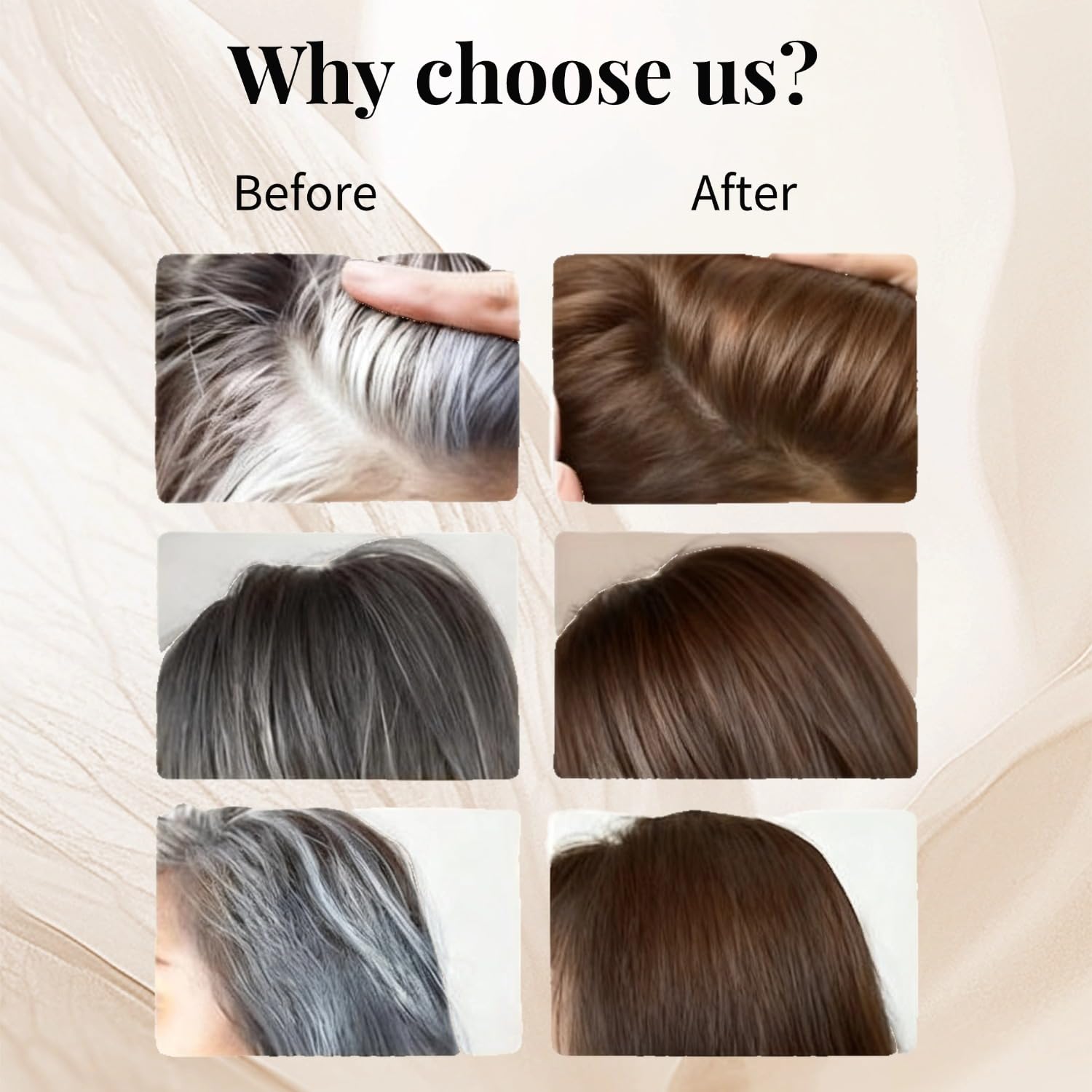 FHH natural pigment deposition provides quick coverage.