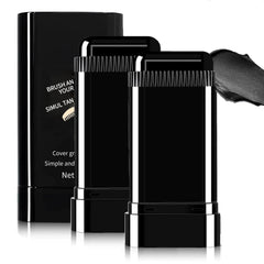 FHH Safe Comb Hair Dye Stick applying even color to roots