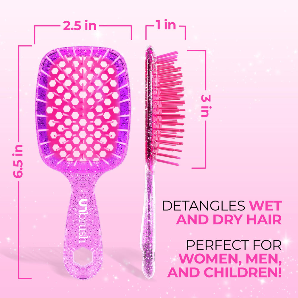FHI Heat UNbrush Mini Detangler travel-ready compact size for on-the-go grooming