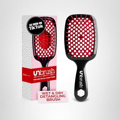 FHI Heat UNbrush Red family-friendly tool for all hair types.