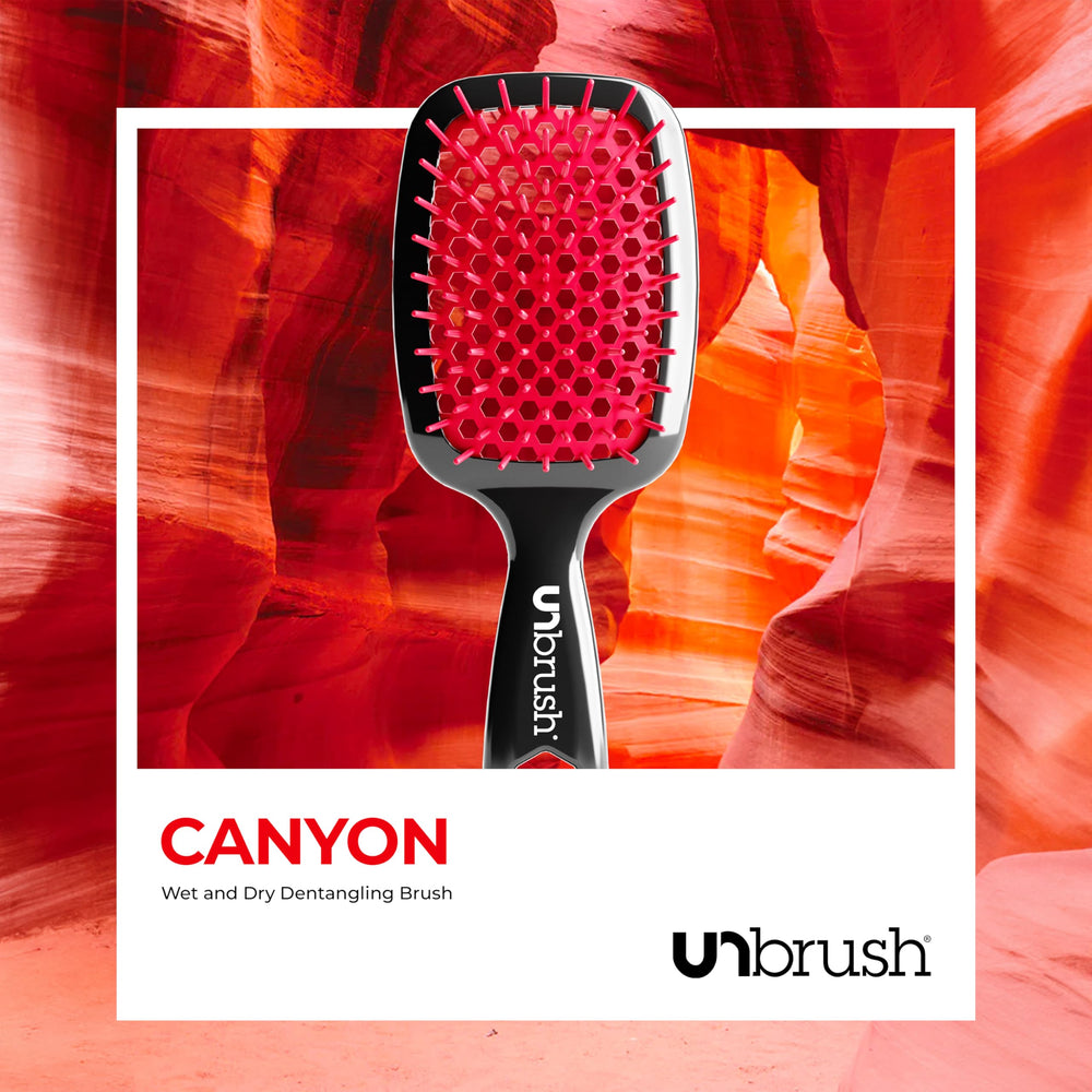 FHI Heat UNbrush Red lightweight handle for comfortable grip.